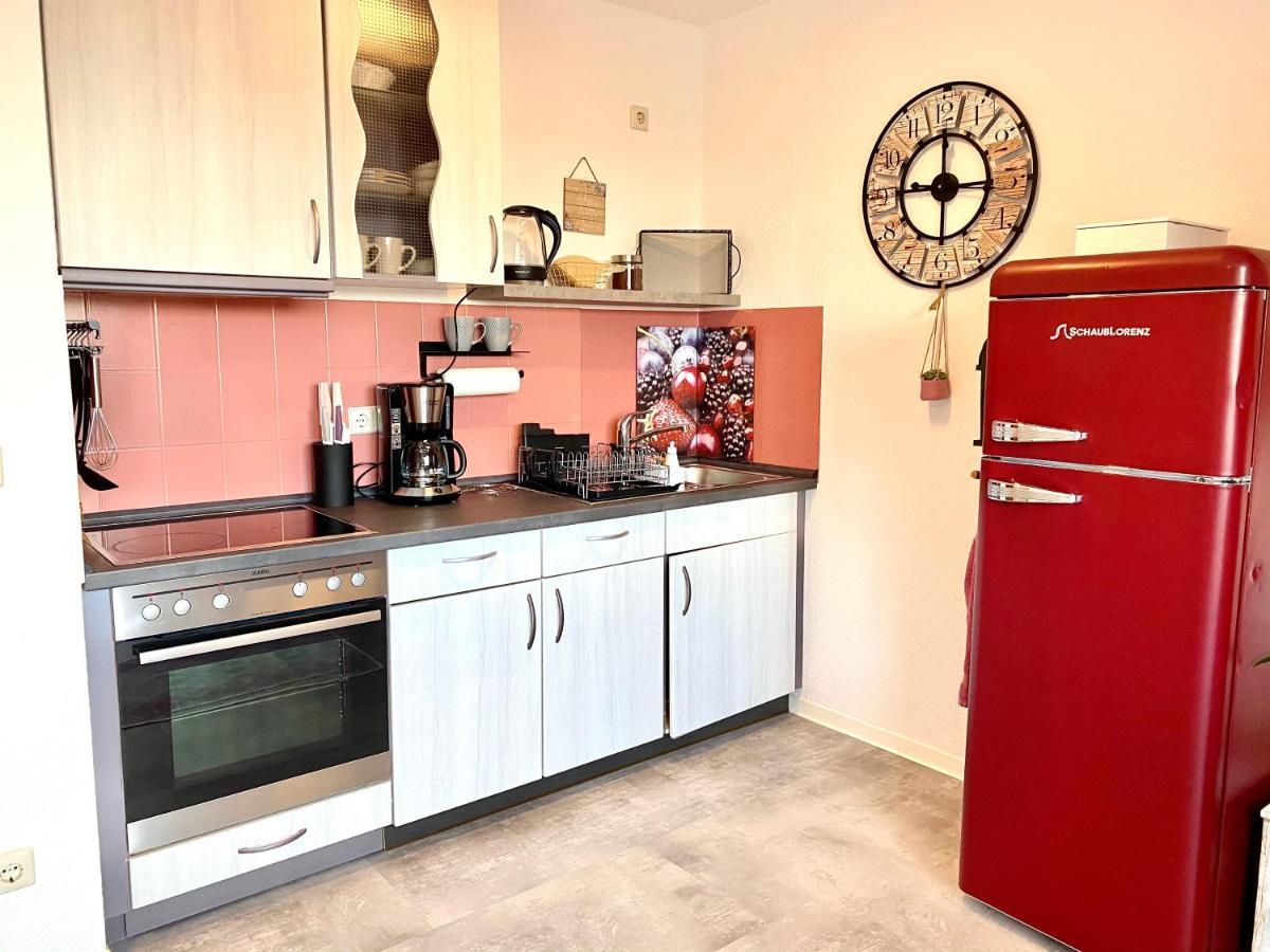 Cottbus-Apartments - Red Apartment I Privat I Wifi I Kueche I Balkon 外观 照片