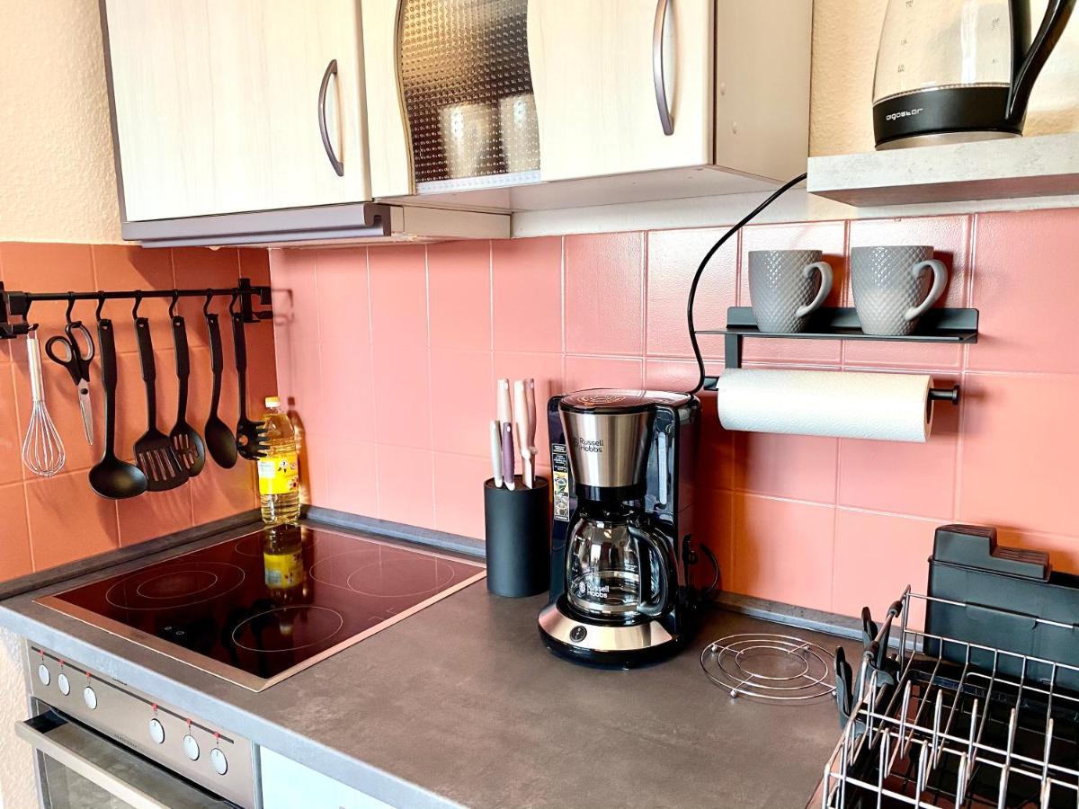 Cottbus-Apartments - Red Apartment I Privat I Wifi I Kueche I Balkon 外观 照片